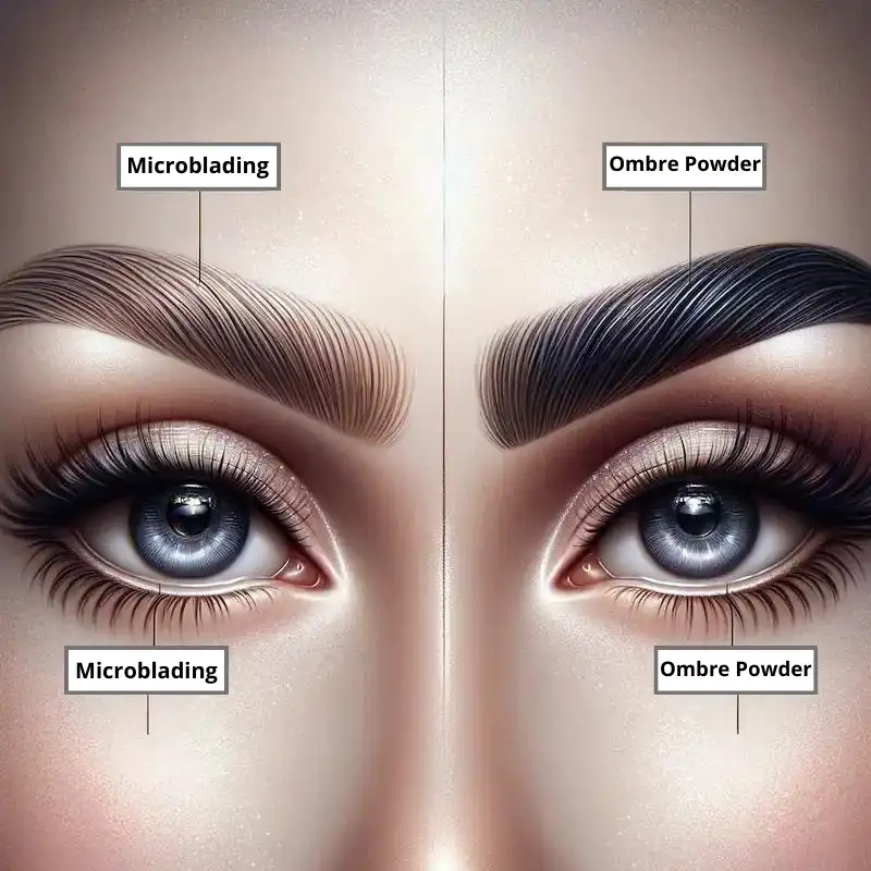 Microblading vs Ombre Powder: Choosing the Right for Your Brows